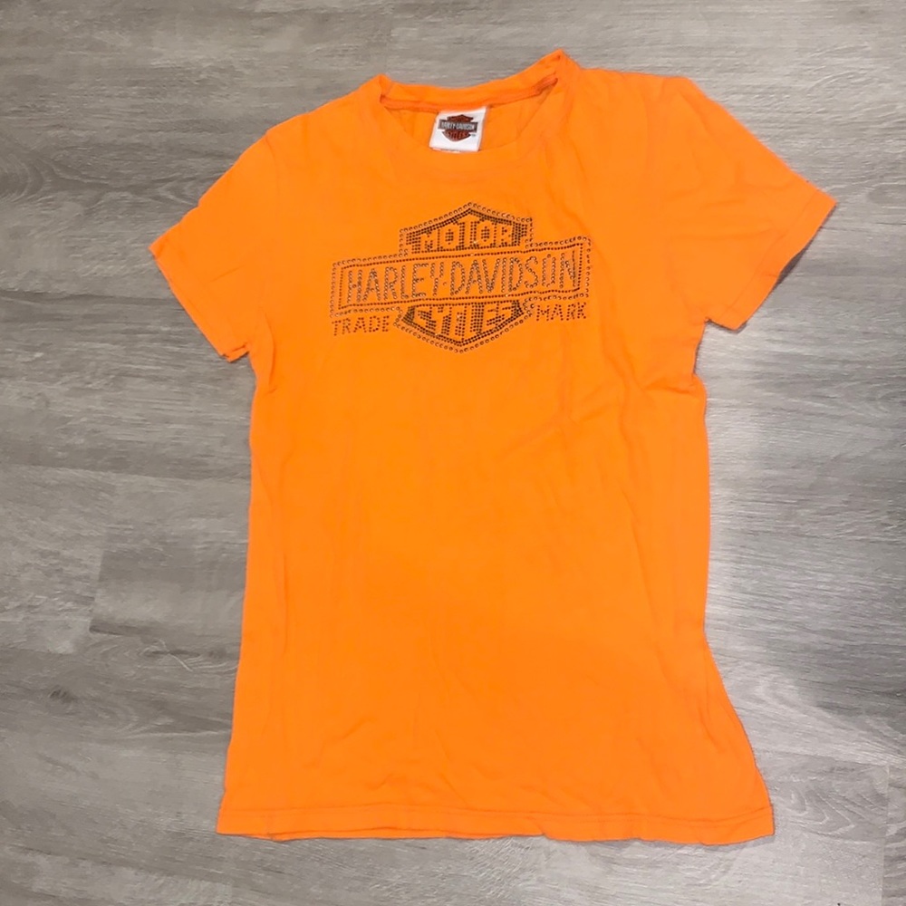 Harley Davidson Orange TShirt